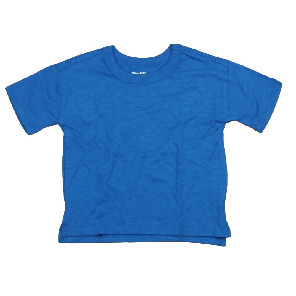Open Edit Boys Blue T-Shirt size: 12 Months